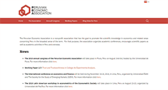 Desktop Screenshot of perueconomics.org